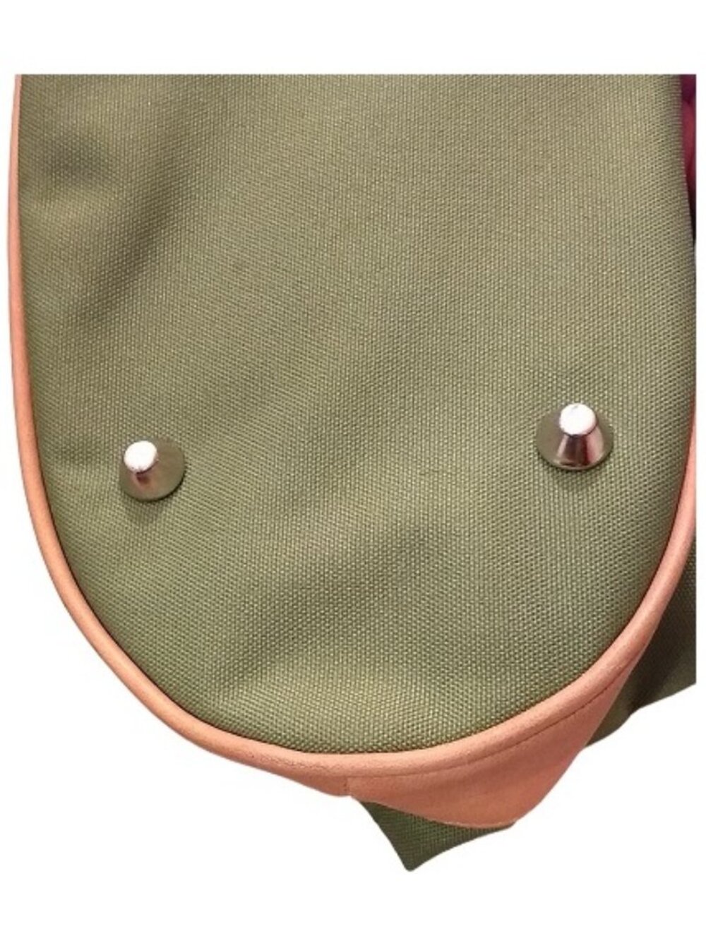 Green Canvas Nylon Tote - Picture 9 of 9